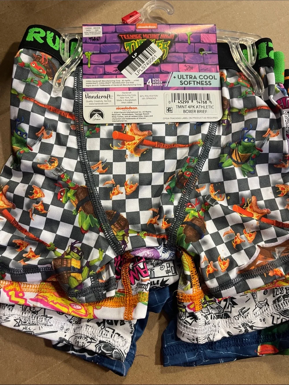 Officially Licensed TMNT Boxer Briefs